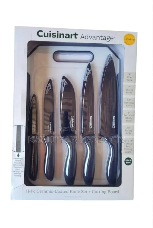 Cuisinart Advantage Ceramic-Coated Knife Set - 11 Piece · Photo 1