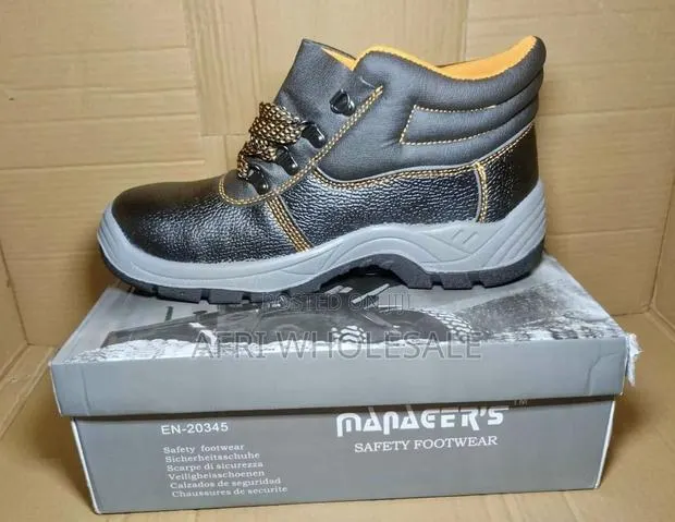 Work Safety Boots Steel Toe Slip Resistant Industrial Construction · Photo 1