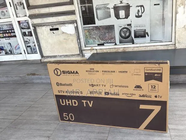 Authentic Sigma Sig-Ku50v6-S 50” Uhd Smart Tv(2025 Model) · Photo 1