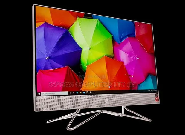 New Desktop Computer HP AiO 24 8GB AMD SSD 256GB · Photo 1