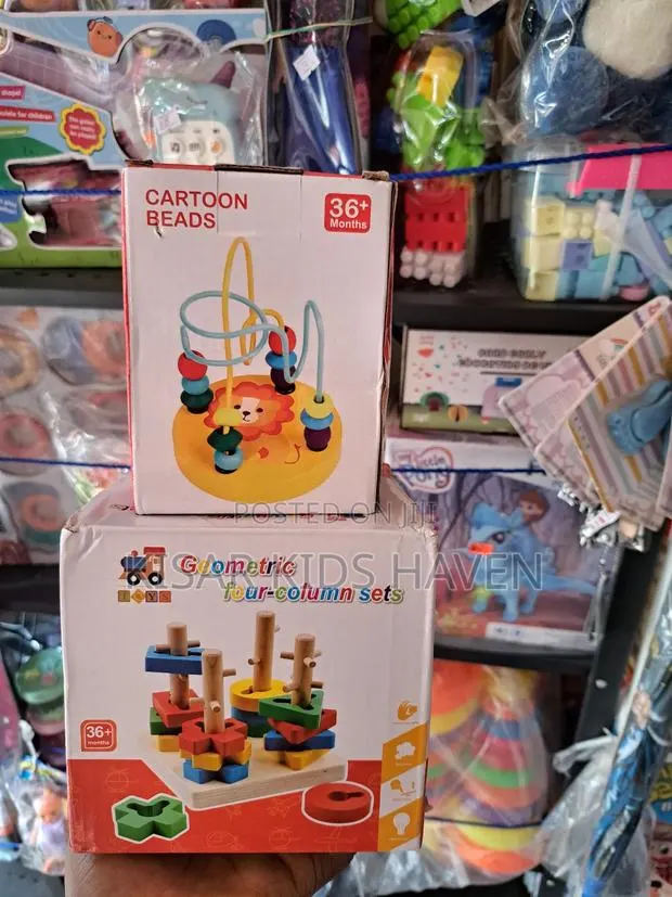 Cartoon Beads and Geometric 4 Columns Set 6mths to 1yr(Price for Set) · Photo 1