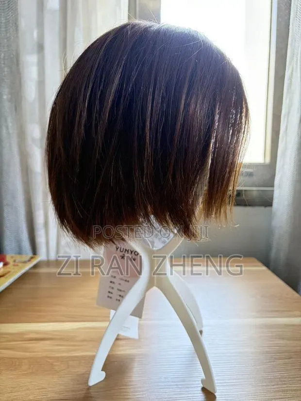 Human Hair Bob Wig Cap · Photo 1