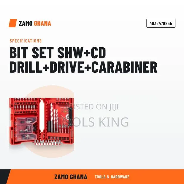 Bit Set Shw+Cd Drill+Drive+Carabiner - · Photo 1