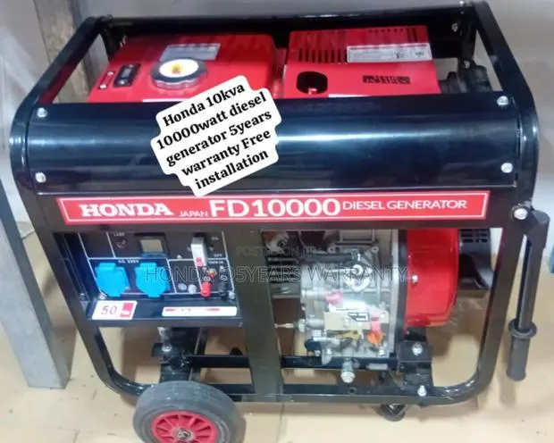 First Class Honda 10kva 10000watt Diesel Generator 10kva · Photo 1