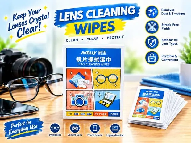 Spectacle Lens Phone Camera Cleansing Wipes - 100 Wipes · Photo 1