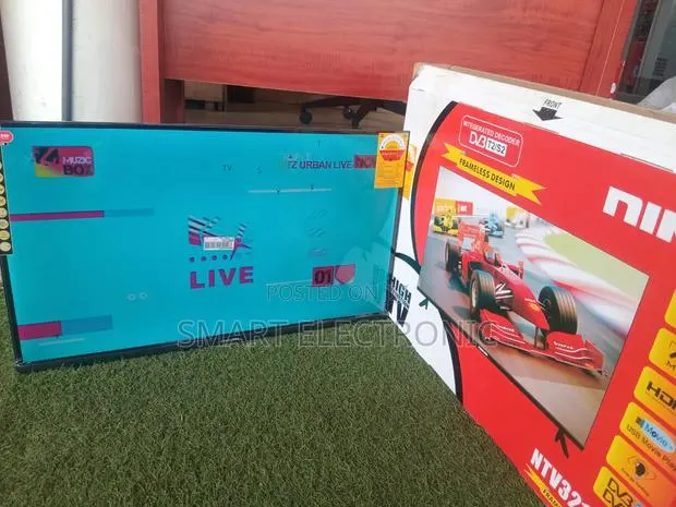 NIKAL NTV3216LED 32 Inch TV Stylish Frameless Design Powerful Features · Photo 1