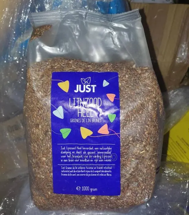 Organic Flaxseeds. Linseeds · Photo 1
