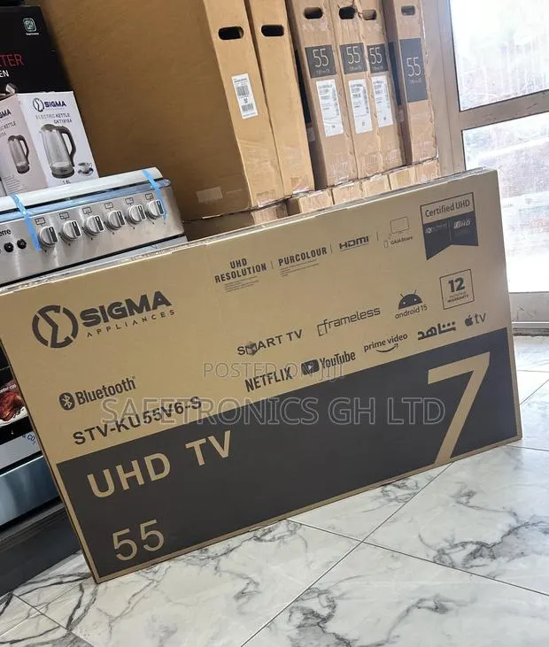 Choose Lasting Slim Sleek Sigma 55 Inch Led Uhd Android Tv · Photo 1
