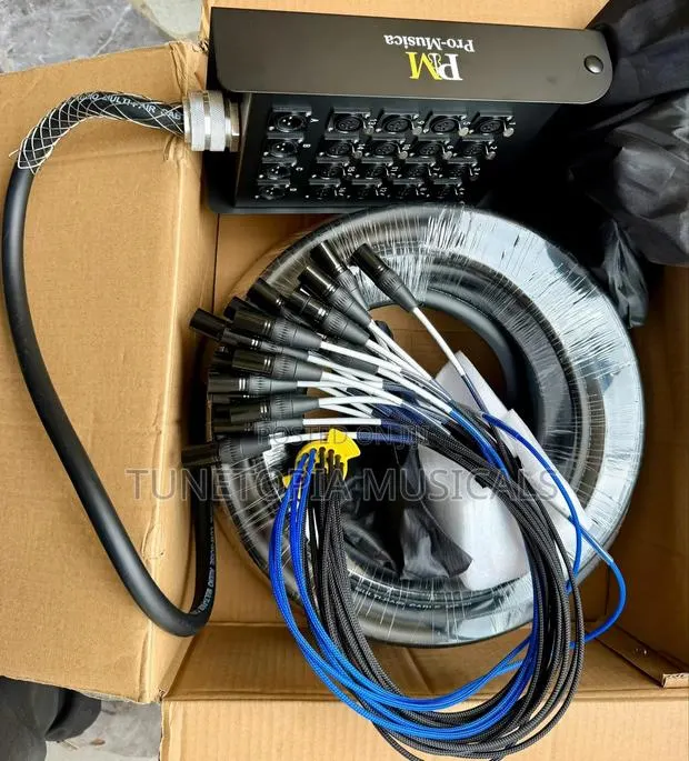 Pro-Musica 20 Channels Audiolink.16 XLR Sends,4 XLR Returns 50 Meters · Photo 1