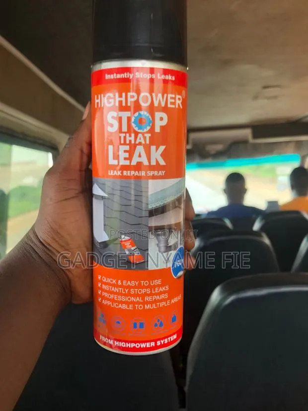 High Power Leak Repair Spray - Black - 700ml · Photo 1