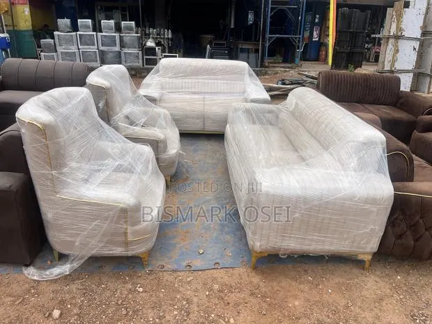 Royal Comfort Sofa Set, With a Beautiful Golden Designs · Photo 1