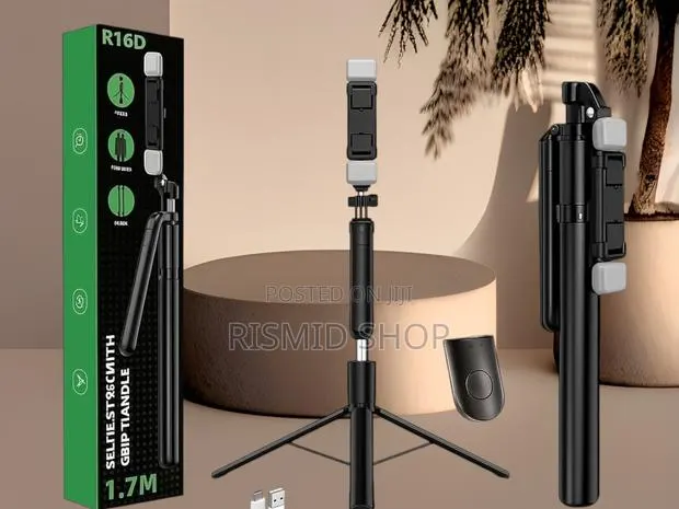R16D Portable 3-in-1 Phone Tripod Selfie Stick · Photo 1
