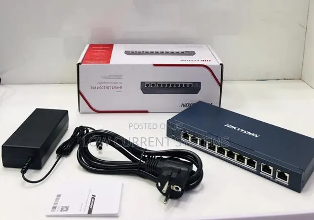 Hikvision 8 Port Poe Switch 3e0310p Unmanaged · Photo 1
