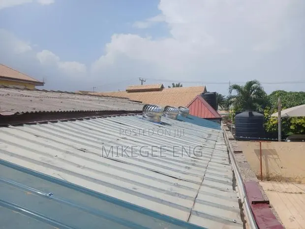 Roof Top Heat Extractor Installation · Photo 1