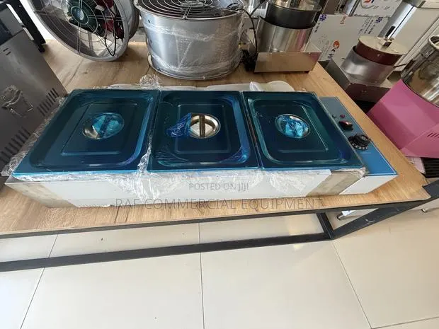 Commercial 3 Pot Food Warmer Bain Marie · Photo 1