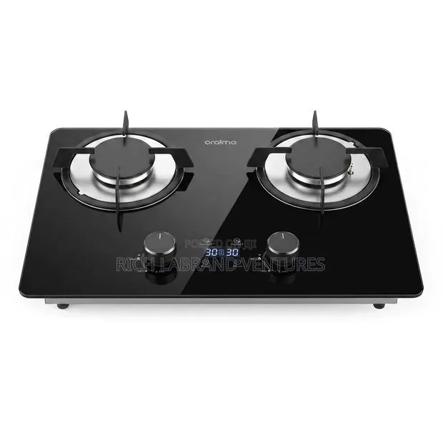 Oraimo FlameSaver D1 2-Burner Gas Stove With Timer · Photo 1