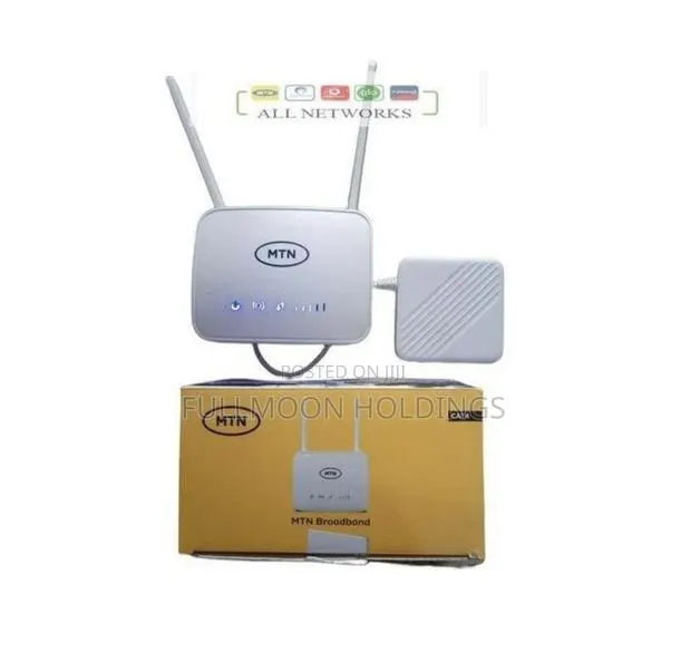 MTN Universal Broadband 4g Router + Backup Battery - White · Photo 1