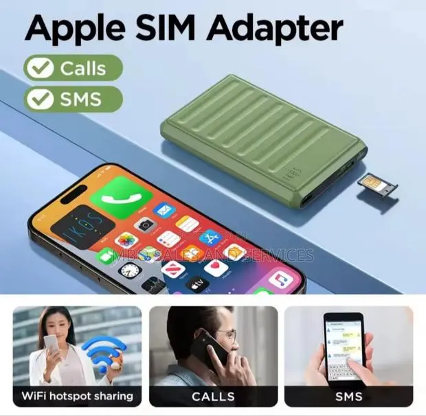 Esim Clip/Sim Card Adapter for iPhone - Call SMS Wifi Hotspot Internet · Photo 1
