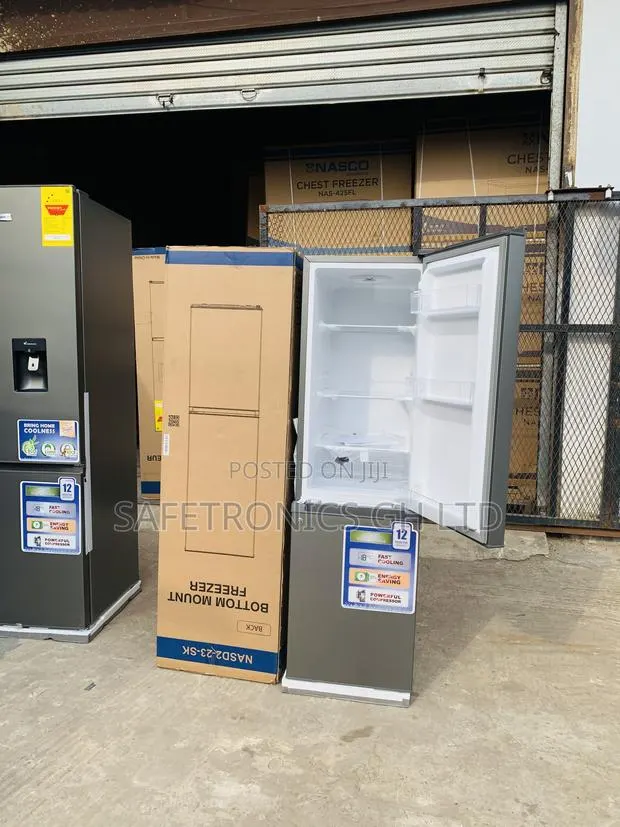 Lastest New Nasco NASD2-23-SK 170L Double Door Bottom Freezer · Photo 1