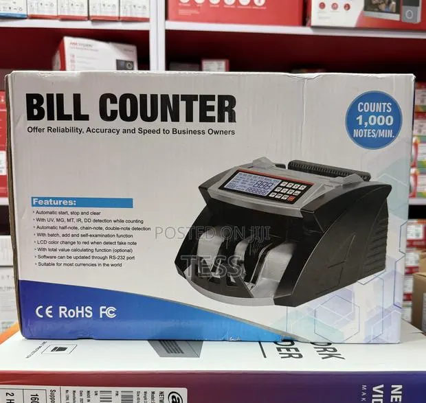 Money Bill Counting Machine With Uv, Mg, Mt, Ir, Dd Detection · Photo 1