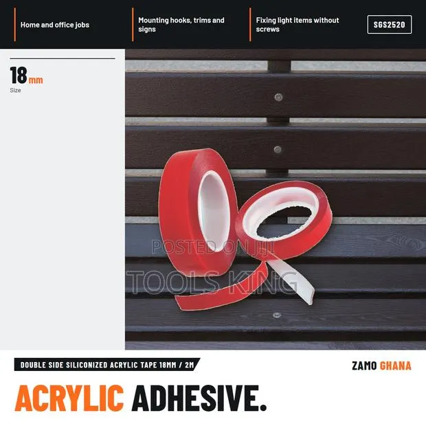 Double Side Siliconized Acrylic Tape 18Mm / 2M - SGS2520 · Photo 1