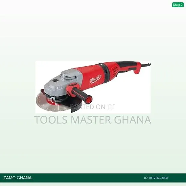 Angle Grinder 2600w 230mm 9 Inch 68m/Cutting Depth M14 4 - Agv26-230ge · Photo 1