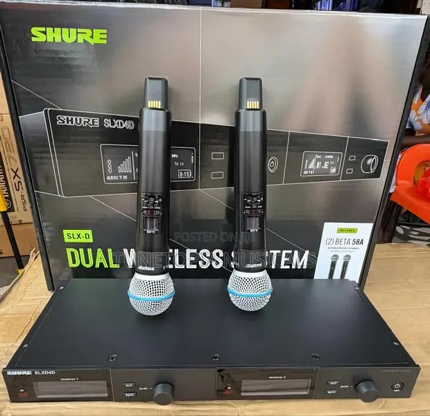 Original Shure SLX-D 2in1 Wireless Professional Microphone · Photo 1