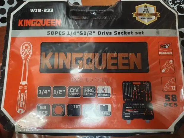 Kingqueen 58-Piece Professional Industrial Socket Set · Photo 1