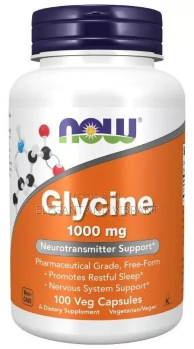 Now Foods Glycine 1000mg 100 Capsule · Photo 1