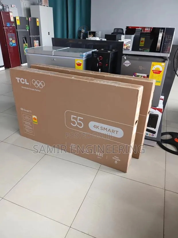 TCL 55P6L: Big Screen, Smart Google Power." · Photo 1