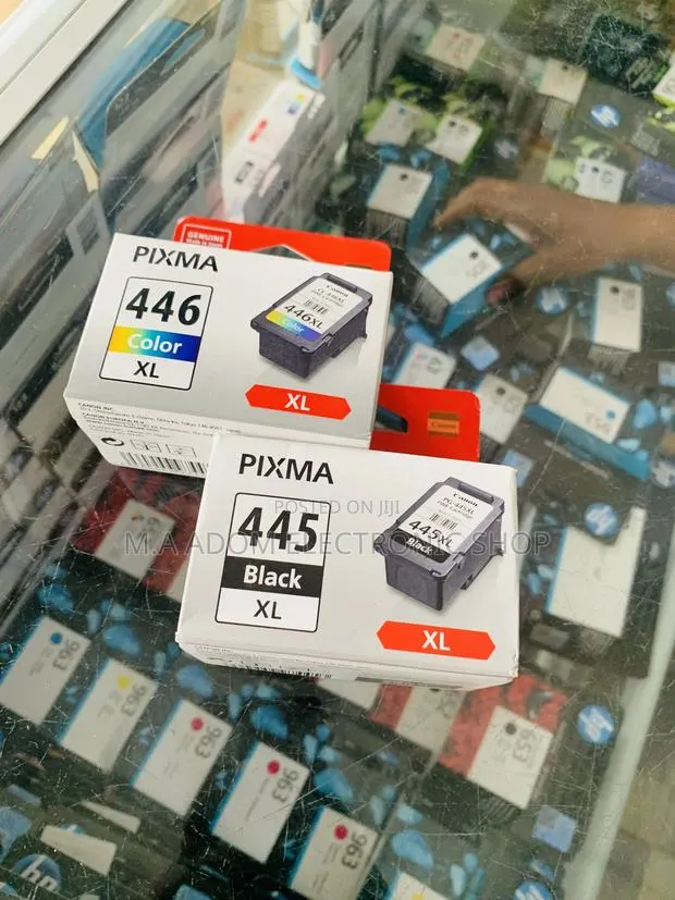 Canon Original Inks 445 446 Both Colour Black · Photo 1