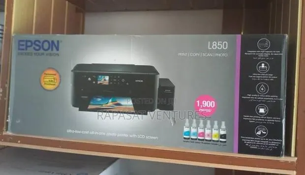 Epson Ecotank L850 A4 Multi-function 6-colour Photo Ink Tank · Photo 1