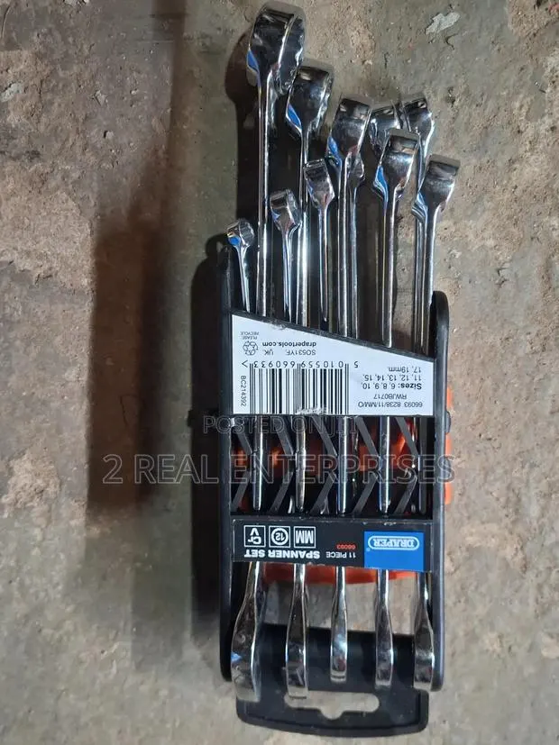 Draper HI-TORQ 11-Piece Metric Combination Spanner Set 66093 · Photo 1