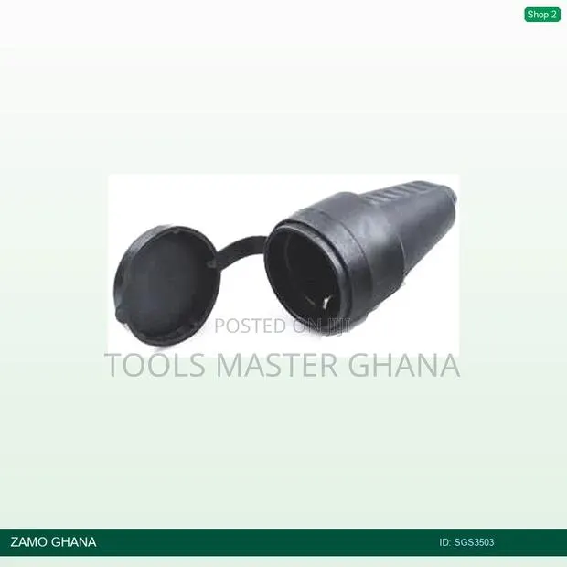 Rubber Mono Phase Female Plug - Sgs3503 · Photo 1