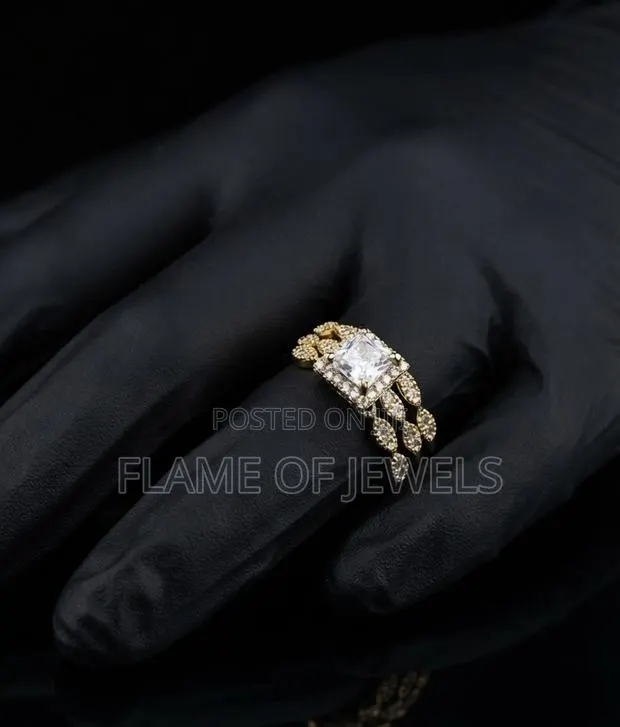 Square 3 in 1 Wedding Ring · Photo 1