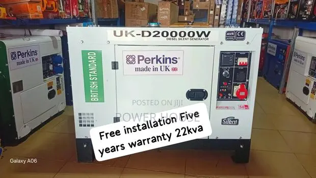 Electricity With the Reliable Perkins 22kva Diesel Generator. · Photo 1