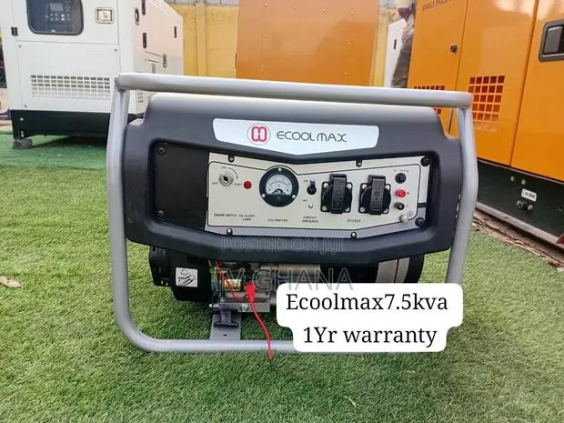 Ecoolmax 7.5KVA Inverter Generator – Super Quality and Powerful 7.5kva · Photo 1