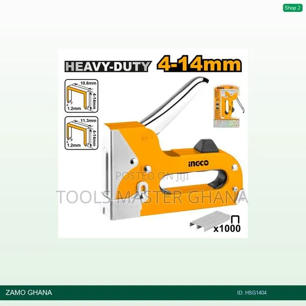 Heavy Duty Staple Gun - Hsg1404 · Photo 1
