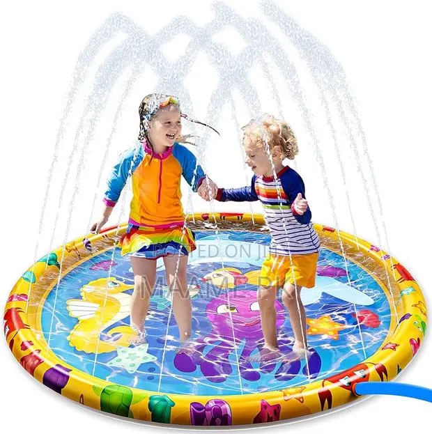 Inflatable Sprinkle Splash Water Play Mat · Photo 1