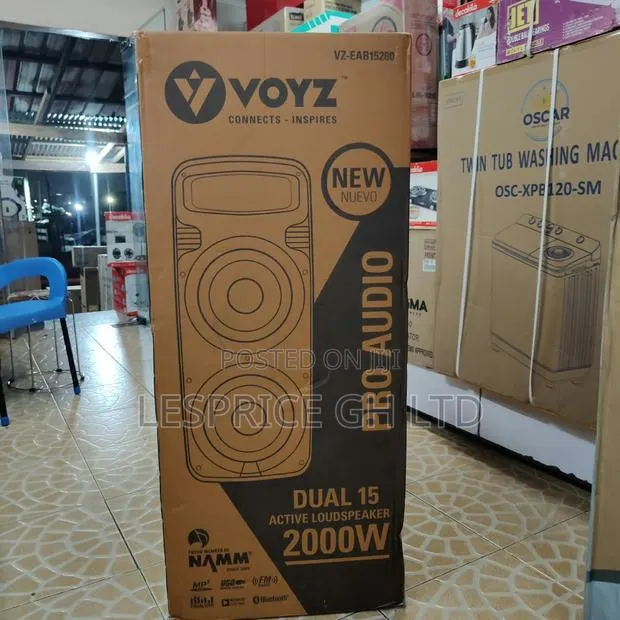 Founders Day Promo on Our Sleek 2000W Voyz Bluetoth Speakers · Photo 1