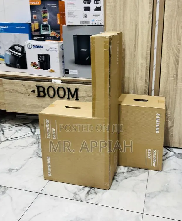 Newest in Stock Samsung 300w Wireless Bluetooth Sound Bar(2.1ch)B450f · Photo 1