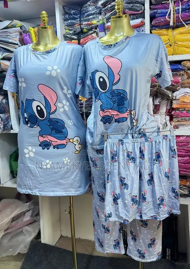 4in 1 Cartoon Night Wear Set · Photo 1