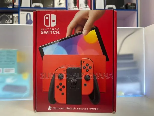Mario Red Nintendo Switch Oled · Photo 1