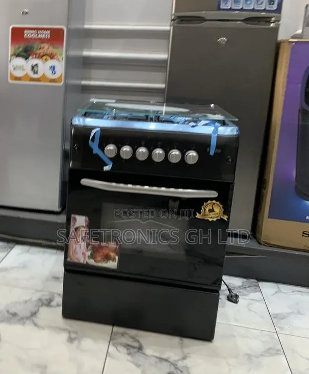 Text/Call for Black Ferre 60X60 4 Burner Gas Cooker, Auto Ignition · Photo 1