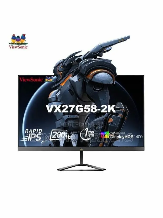 Viewsonic 27", Qhd, 210hz, Fast Ips, HDR 400 Gaming Monitor · Photo 1