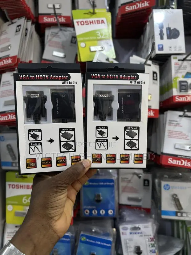 Vga to HDTV Adapter With Audio · Photo 1