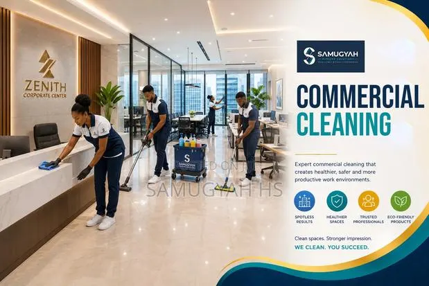 Professional Commercial Cleaning Services | Samugyah Hygiene Solutions · Photo 1