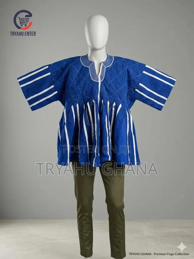 Shop Affordable Luxury Smock- Fugu in Ghana | Tryahu New Collection · Photo 1