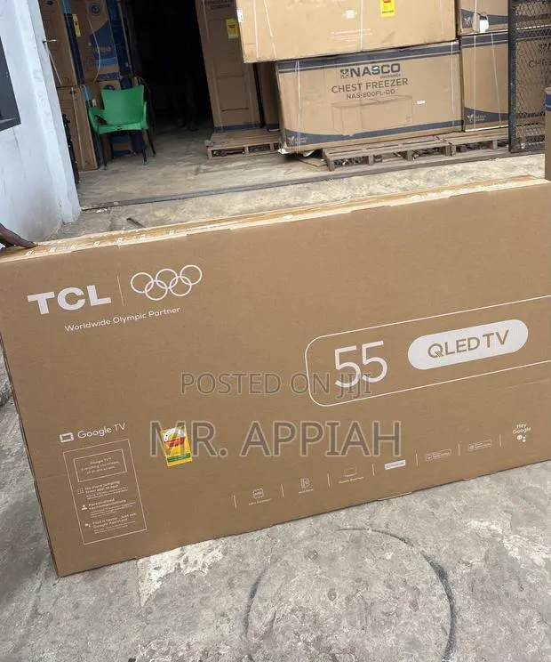 Super Quality TCL 55” Qled 4k Smart TV(Remote Control) Black · Photo 1