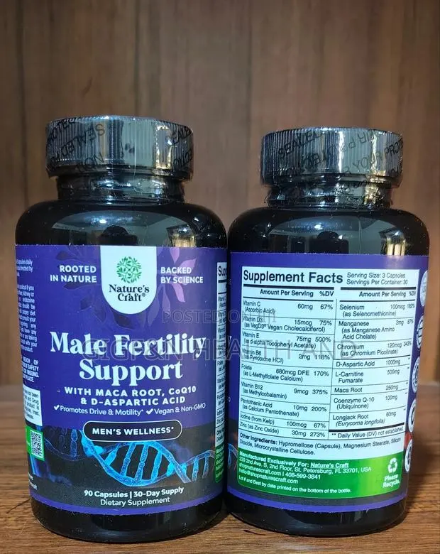 Male Fertility Support, 90 Capsules. · Photo 1